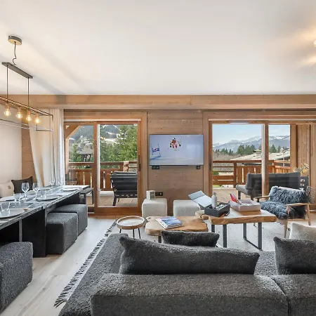 Luxueux Au Pied Du Mont D'arbois, Megeve, Avec Espace Bien-etre Et Salle De Cinema - Fr-1-569-106 Lejlighed Megève